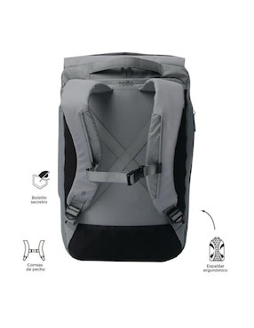 Mochila con portalaptop Totto Dual para hombre