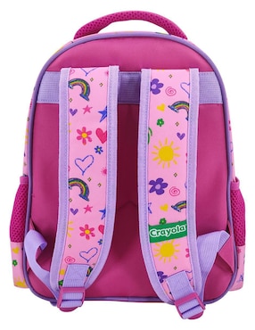 Mochila escolar American Bags Heart Colorful Crayola para niña