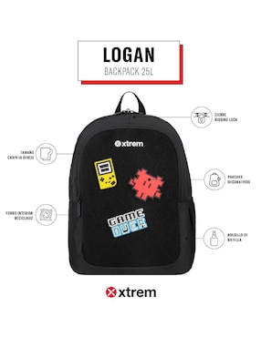 Mochila escolar estudiantes Xtrem Logan 5xt unisex