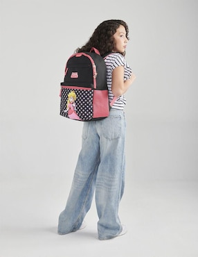 Mochila escolar Mario & Princesa Peach Chenson para niña