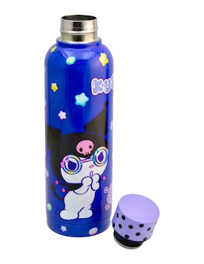 Termo Regalos Siglo XXI de acero inoxidable Kuromi con tapa rosca 500 ml