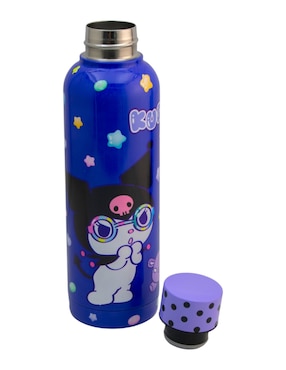 Termo Regalos Siglo XXI de acero inoxidable Kuromi con tapa rosca 500 ml