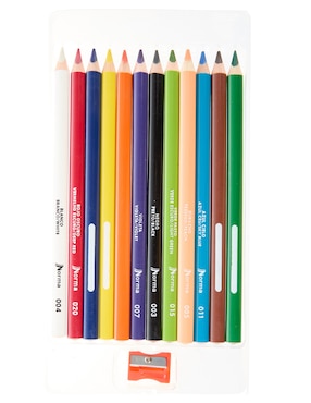 Lápices de color Norma Mis Primeros Norma triangular 13 piezas