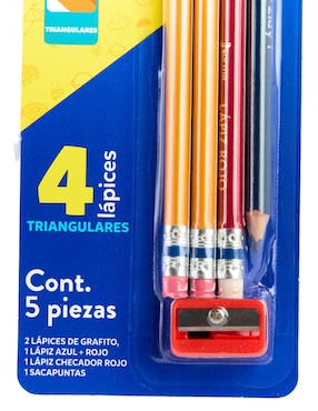 Set lápiz Norma triangular HB 5 piezas