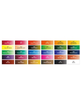 Set de pinturas Shin Han Professional 30 piezas