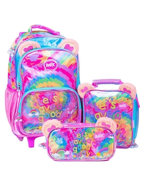 Set mochila escolar Onix Onix Lets Have A Good Day para niña