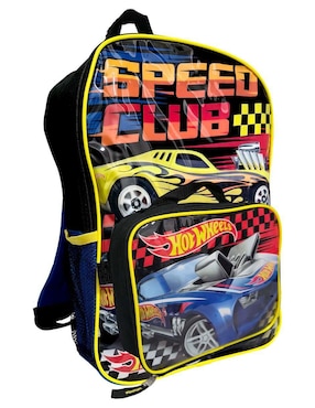 Set mochila escolar Hot Wheels Hot Wheels Speed Club para niño