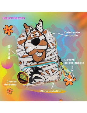 Mochila casual Scooby Doo Keepack impermeable unisex