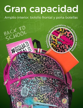 Set mochila escolar Emoji Red Velvet para niña