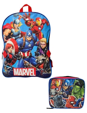 Set mochila escolar Avengers Marvel para niño