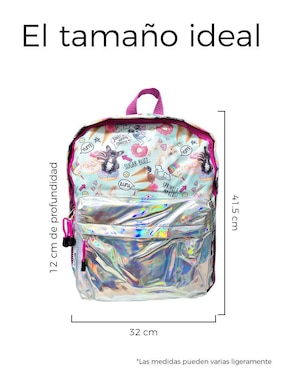 Mochila escolar Gato Unicornio Red Velvet para niña
