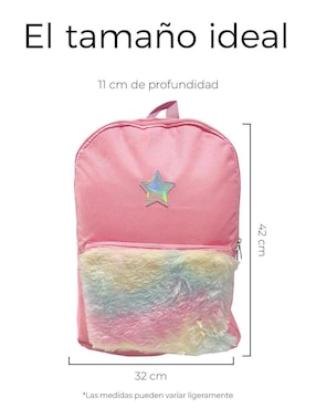 Mochila escolar Fluffy Red Velvet para niña