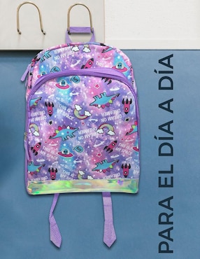 Mochila escolar Dino Crew Red Velvet para niña