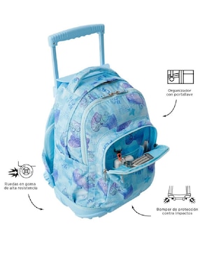 Mochila con portalaptop Totto Rue Bomper para niño