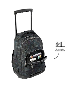 Mochila escolar Totto Rue Bomper para niña impermeable