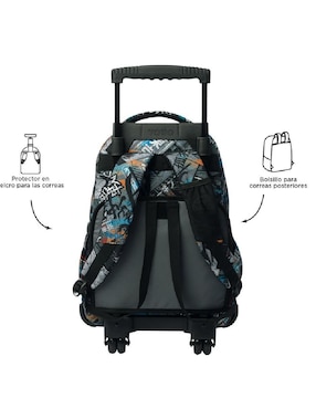 Mochila escolar Totto Rue Bomper para niño
