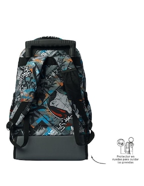 Mochila escolar Totto Rue Bomper para niño