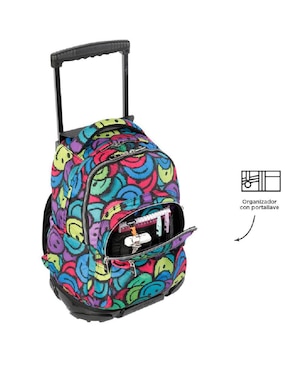 Mochila escolar Totto Rue Bomper para niña