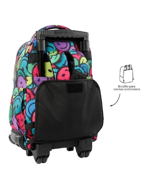 Mochila escolar Totto Rue Bomper para niña