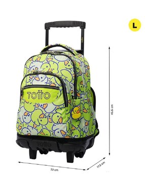 Mochila escolar Totto Rue Bomper para niña