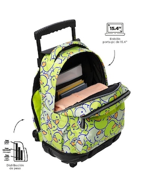 Mochila escolar Totto Rue Bomper para niña