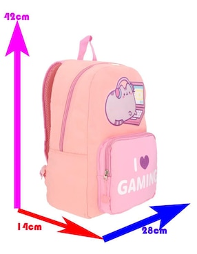 Mochila escolar Keepack Pusheen Gaming para niña