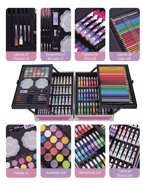 Set crayón Labello 145 piezas