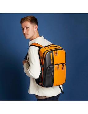 Mochila con portalaptop Samsonite Biz2go impermeable unisex