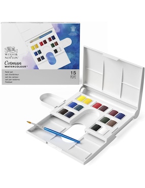 Acuarela Winsor & Newton Cotman 15 piezas