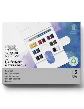 Acuarela Winsor & Newton Cotman 15 piezas