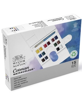 Acuarela Winsor & Newton Cotman 15 piezas