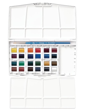 Acuarelas pastilla Winsor & Newton 24 colores