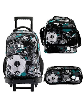 Set mochila escolar Us Urban Balón de Futbol para niño