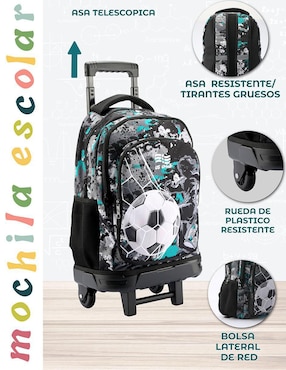 Set mochila escolar Us Urban Balón de Futbol para niño