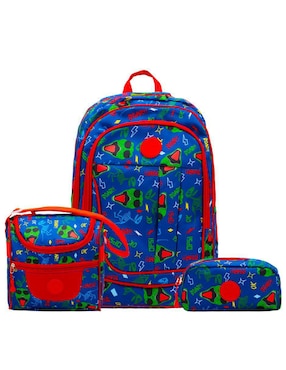 Set mochila escolar Ninos back to school para niño