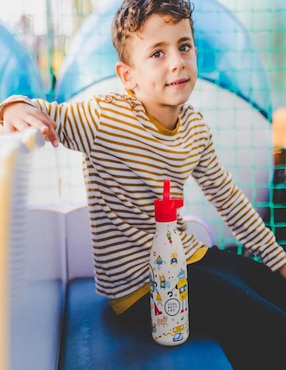 Termo Cool Bottles de acero inoxidable Kids con tapa rosca 350 ml