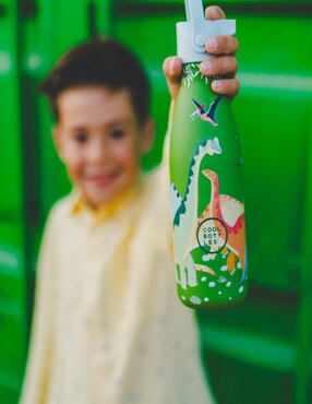 Termo Cool Bottles de acero inoxidable Kids con tapa rosca 350 ml