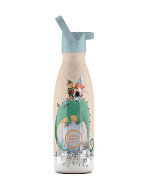 Termo Cool Bottles de acero inoxidable Kids con tapa rosca 350 ml