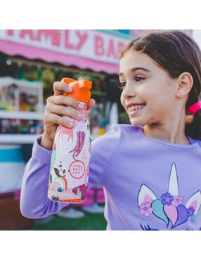 Termo Cool Bottles de acero inoxidable Kids Panda Gang con tapa rosca 260 ml