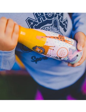 Termo Cool Bottles de acero inoxidable Kids Savannah Kingdom con tapa rosca 260 ml
