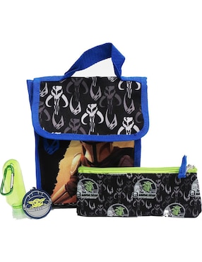Mochila escolar Mandalorian Warrior Bioworld StarWars impermeable infantil unisex