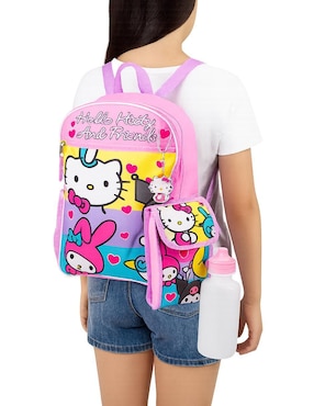 Mochila escolar Hello Kitty and Friends Tatys Fashion impermeable para niña