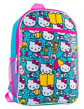 Set mochila escolar Hello Kitty Tatys Fashion impermeable para niña