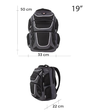 Mochila escolar Travel Republic tr xtm14 unisex