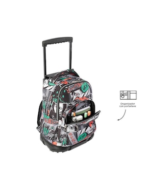 Set mochila escolar Totto renglon c para niño