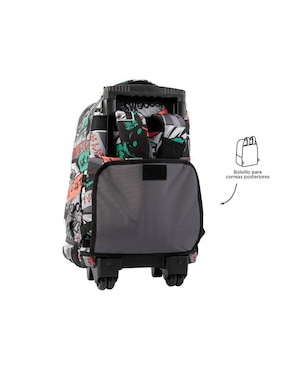 Set mochila escolar Totto renglon c para niño