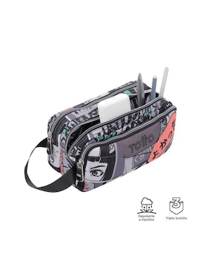 Set mochila escolar Totto renglon c para niño