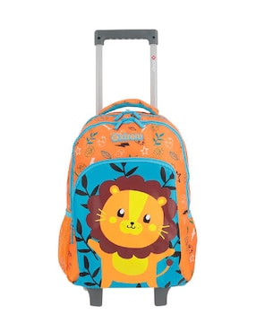 Mochila escolar león Xtrem Lincoln 4xt unisex infantil