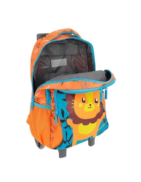 Mochila escolar león Xtrem Lincoln 4xt unisex infantil