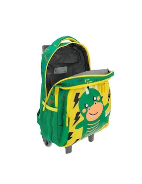 Mochila escolar dinosaurios Xtrem Lincoln 4xt unisex infantil